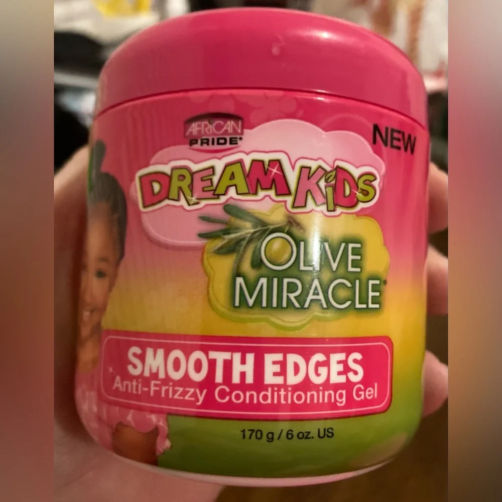 NWT 3 6 oz Dream Kids Olive Miracle Smooth Edges Anti-Frizzy Conditioner Gel